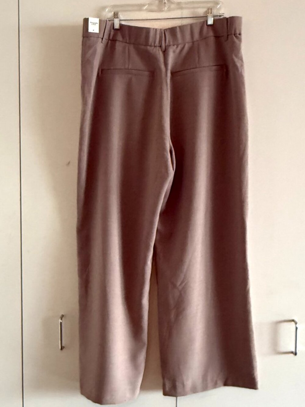 Abercrombie & Fitch Dress Pants Wide-Leg Pleated - NWT XL - Picture 4 of 13